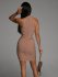Šaty Lucinda béžové - Velikost: L