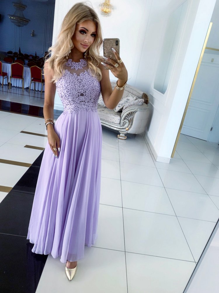 Šaty Beti fialové - Velikost: XL