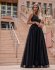 Šaty Veronica černé - Velikost: L, Barva: černá