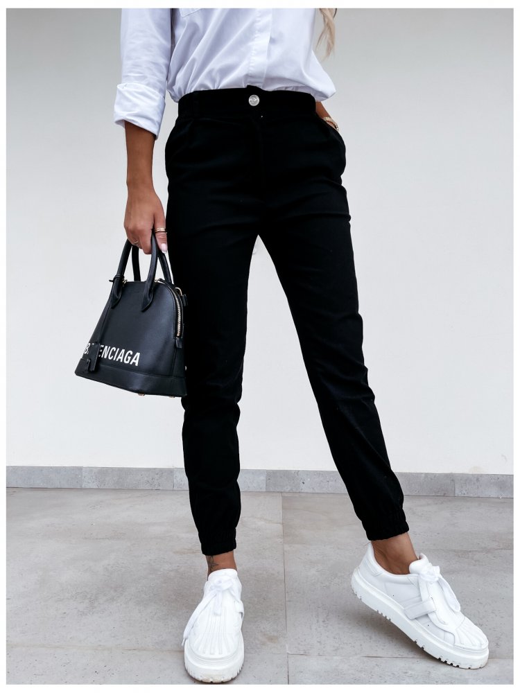Kalhoty Emma černé - Velikost: XS/S, Barva: černá