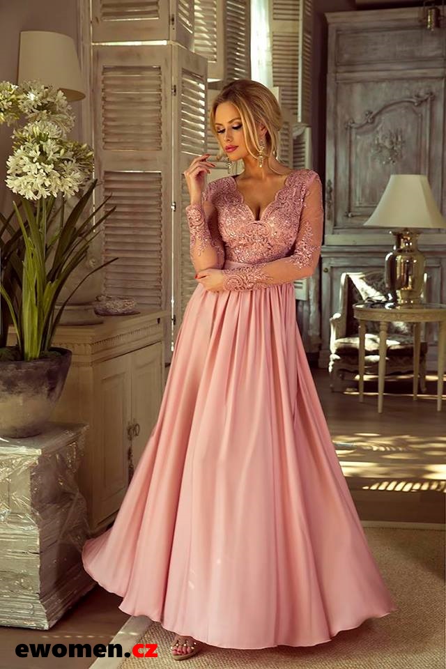 Šaty Lima růžové - Velikost: XS, Barva: růžová