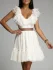 Šaty Marcela krátké bílé - Velikost: L, Barva: bílá