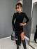 Šaty Danielle černé - Velikost: L