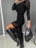 Šaty Danielle černé - Velikost: L