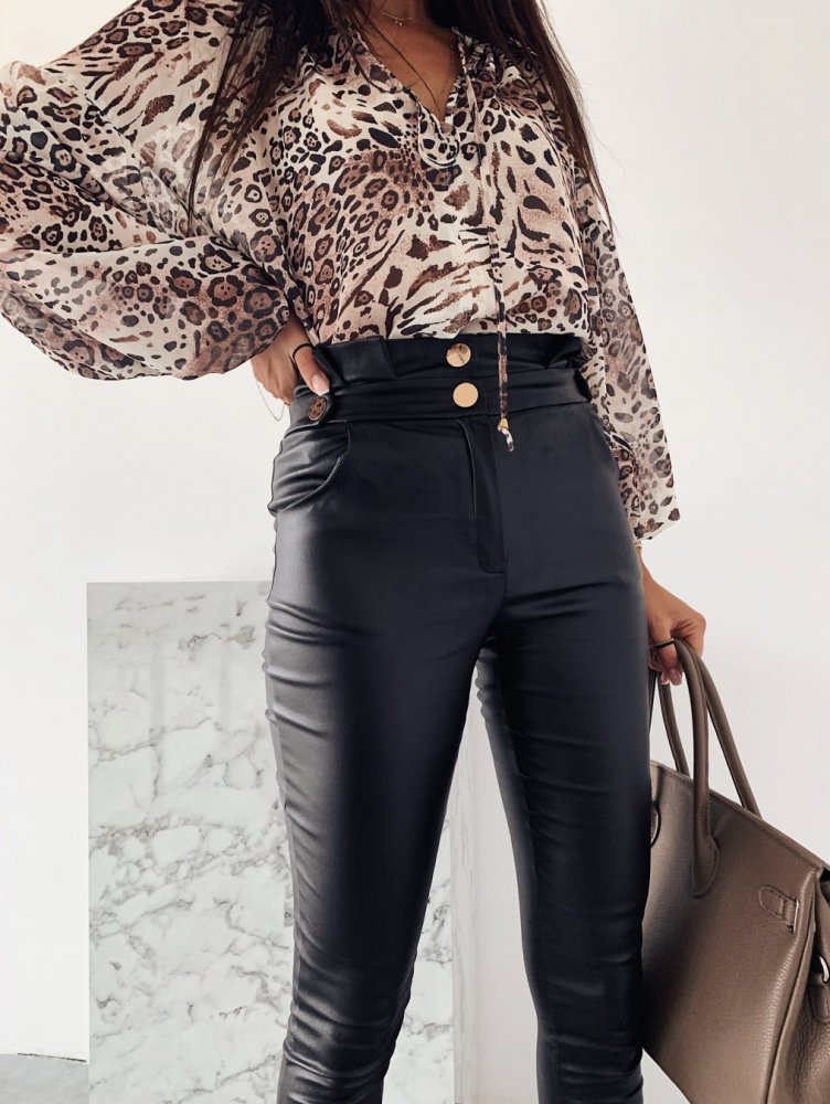 Kalhoty Grace černé - Velikost: XS, Barva: černá