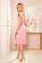 Šaty Ivette růžové - Velikost: XXL