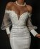 Šaty Nicolett dlouhé bílé - Velikost: L