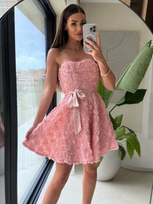 Šaty Milla pudrové