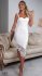 Šaty Violetta bílé - Velikost: M/L