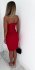 Šaty Cleo krátké červené - Velikost: XL
