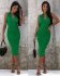 Šaty Catarina zelené - Velikost: M/L, Barva: zelená